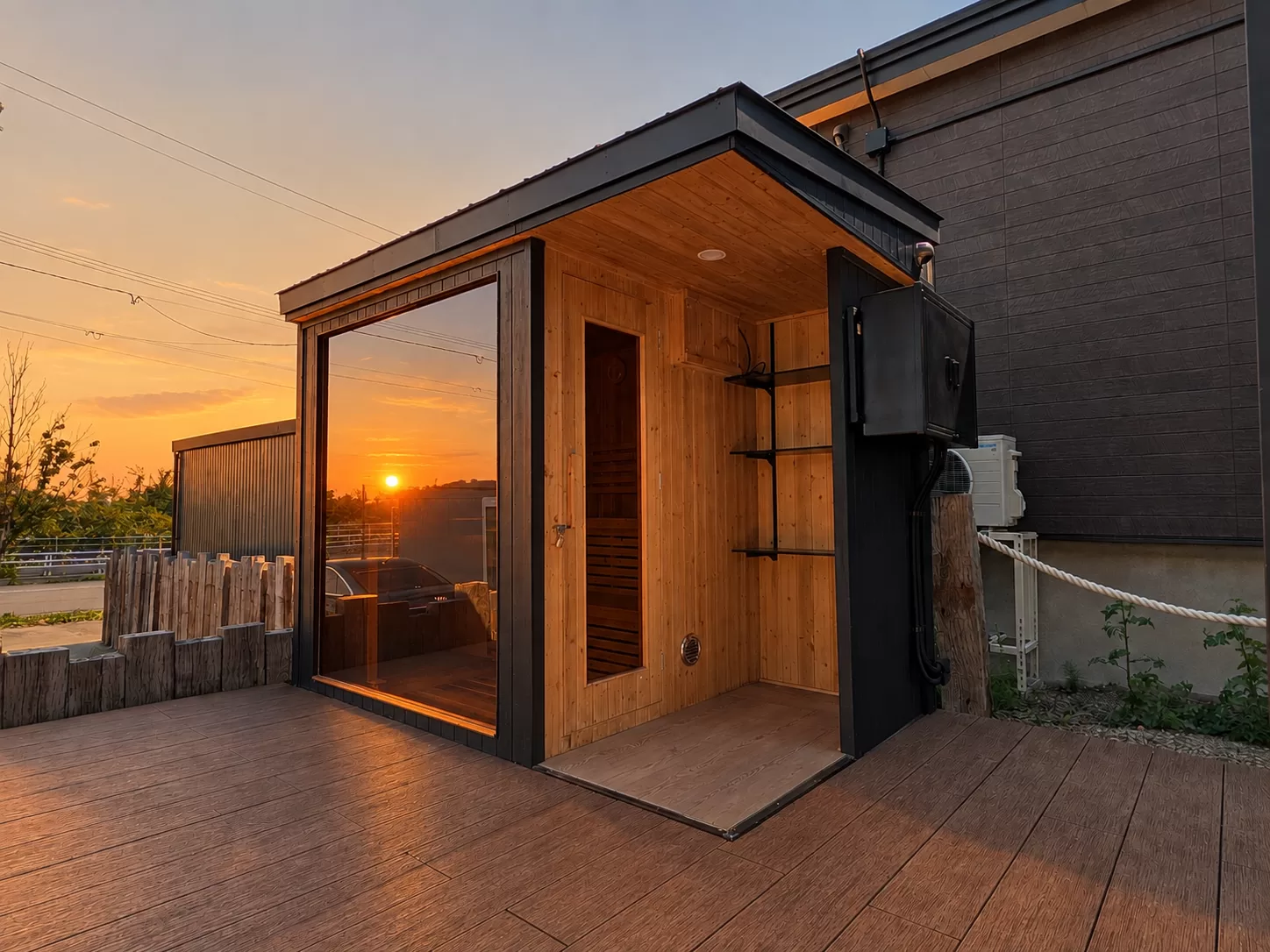 海の見える小樽市張碓にある別荘のVOXx(mononofu sauna)は、サウナと水風呂が充実したSPA宿泊施設。は、サウナと水風呂が充実したSPA宿泊施設。VOXx(mononofu sauna)は積雪寒冷地に適する北海道仕様の手づくりのスクウェアサウナです。